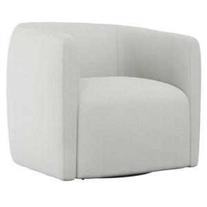Bernhardt Aline Fabric Swivel Chair 5558-000 White B6923S_5558-000 Bernhardt