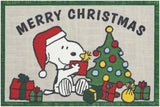 PLN34 Peanuts® Holiday Accent Rug - Handmade, Non-Slip Doormat for Entryway & Porch Decor