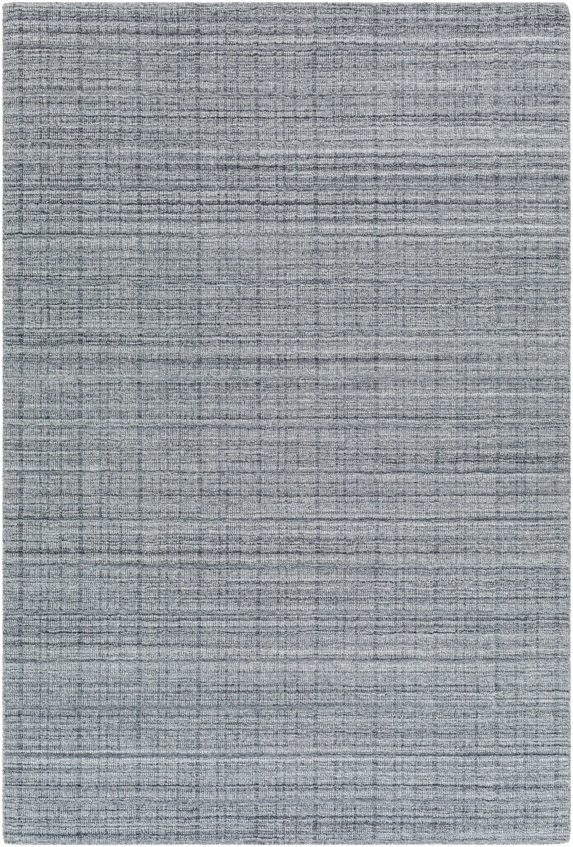 Fresno FNO-2300 9' x 12' Handmade Rug FNO2300-912  Light Gray, Medium Gray, Charcoal Surya