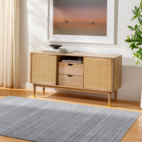 Surya Fresno Handmade Rug - 2' X 3' Eco-friendly Cottage Chic Design For Cozy Farmhouse Living Light Gray Recycled Pet Yarn Fno2300-23
