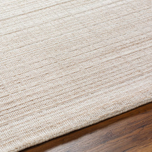 Surya Fresno Handmade Rug - 2' X 3' Eco-friendly Cottage Chic Design For Cozy Farmhouse Living Tan Recycled Pet Yarn Fno2301-268