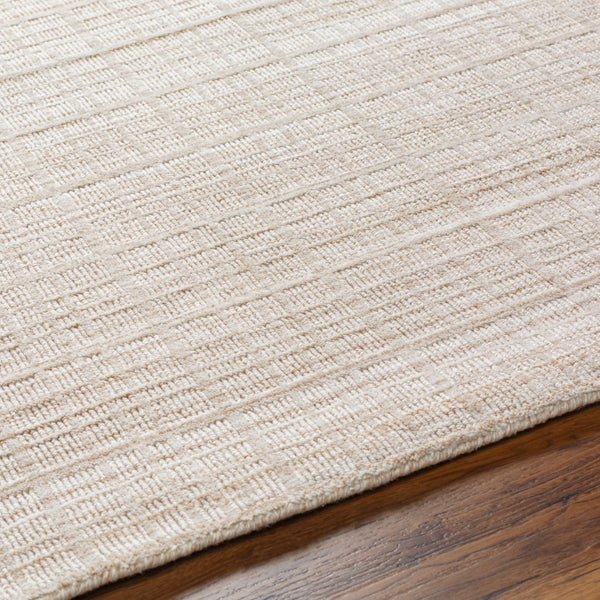 Surya Fresno Handmade Rug - 2' X 3' Eco-friendly Cottage Chic Design For Cozy Farmhouse Living Tan Recycled Pet Yarn Fno2301-268