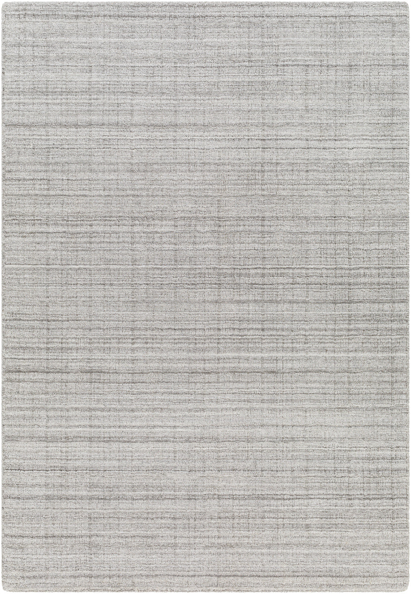 Fresno FNO-2302 9' x 12' Handmade Rug FNO2302-912  Silver Gray, Light Gray, Medium Gray Surya