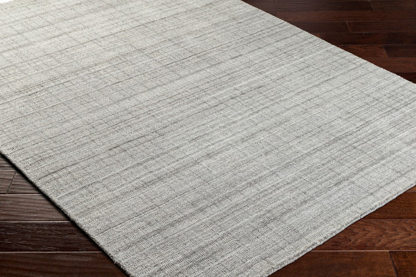 Surya Fresno Handmade Rug - 2' X 3' Eco-friendly Cottage Chic Design For Cozy Farmhouse Living Silver Gray Recycled Pet Yarn Fno2302-268