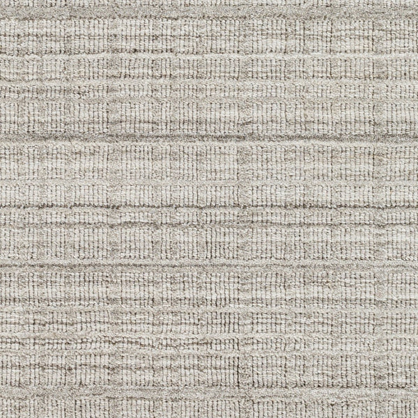 Surya Fresno Handmade Rug - 2' X 3' Eco-friendly Cottage Chic Design For Cozy Farmhouse Living Silver Gray Recycled Pet Yarn Fno2302-268