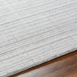 Surya Fresno Handmade Rug - 2' X 3' Eco-friendly Cottage Chic Design For Cozy Farmhouse Living Medium Gray Recycled Pet Yarn Fno2303-268