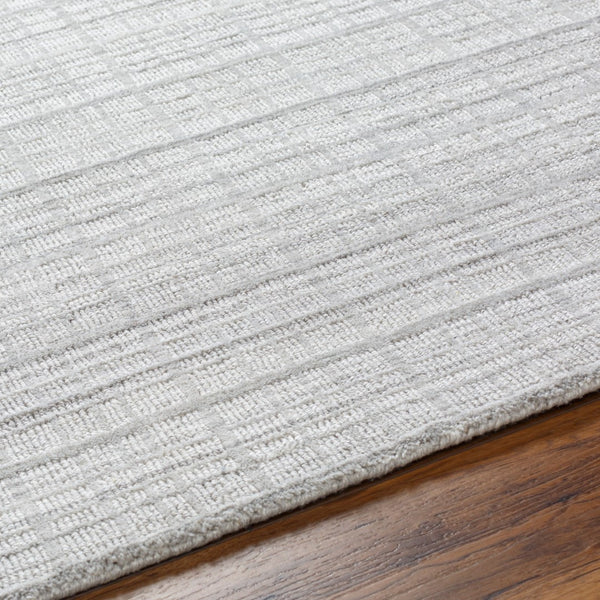 Surya Fresno Handmade Rug - 2' X 3' Eco-friendly Cottage Chic Design For Cozy Farmhouse Living Medium Gray Recycled Pet Yarn Fno2303-268