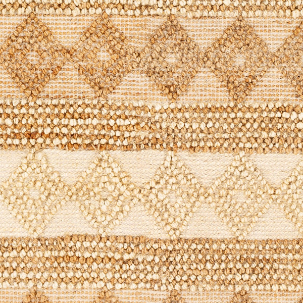 Surya Farmhouse Naturals 2' X 3' Handmade Jute Rug - Rustic Charm & Cozy Vibes For Your Home Decor Beige Jute,Cotton Fns2301-268
