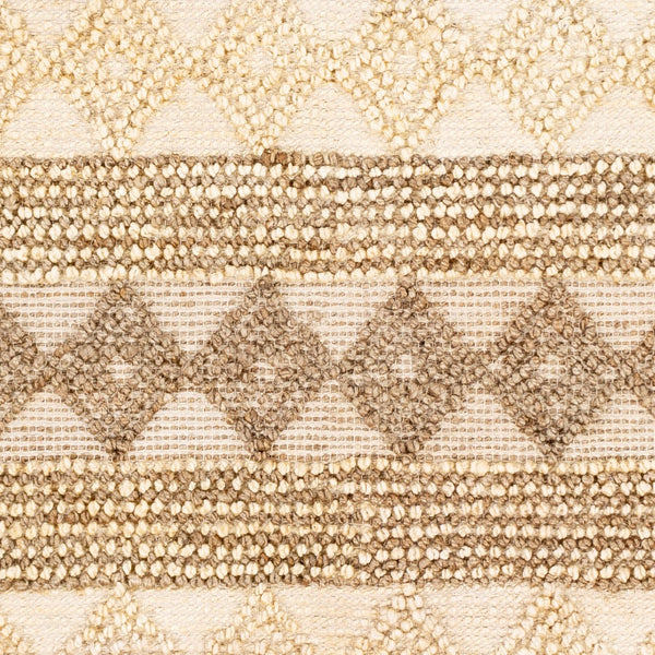 Surya Farmhouse Naturals 2' X 3' Handmade Jute Rug - Rustic Charm & Cozy Vibes For Your Home Decor Brown Jute,Cotton Fns2302-810