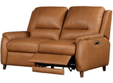 Parker House Austin - Caramel Cream Power Reclining Sofa, Loveseat And Recliner Brown Top Grain Leather With Match (X) Maus-321ph-cmcr