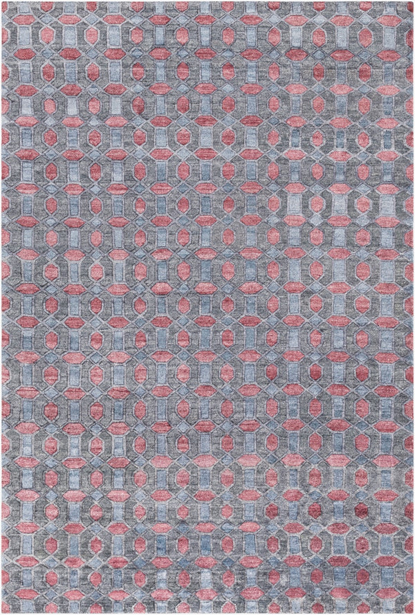 Surya Florentine Handmade 2' X 3' Rug - Luxurious Viscose, Durable & Elegant Design For Your Home Decor Ink Blue Viscose Fnt1000-69