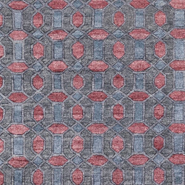 Surya Florentine Handmade 2' X 3' Rug - Luxurious Viscose, Durable & Elegant Design For Your Home Decor Ink Blue Viscose Fnt1000-69