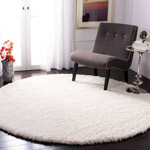Safavieh Fontana Shag 800 Power Loomed Shag & Flokati Rug IIX Ivory FNT800A-222