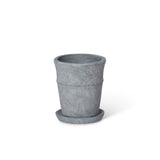 Meyer Cement Garden Pot w/ Tray, 5.5" ECL36029 Park Hill