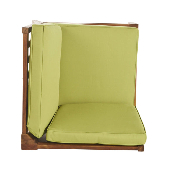 English Elm Perla Armless Accent Chair Tailored Low Profile Upholstered Seat for Living Room 58941.00CONGRN