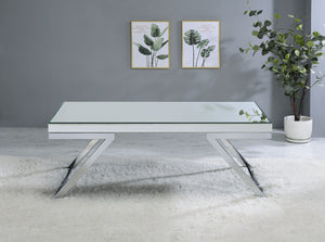 English Elm Steve Silver - Alfresco - Mirrored Coffee Table - Silver