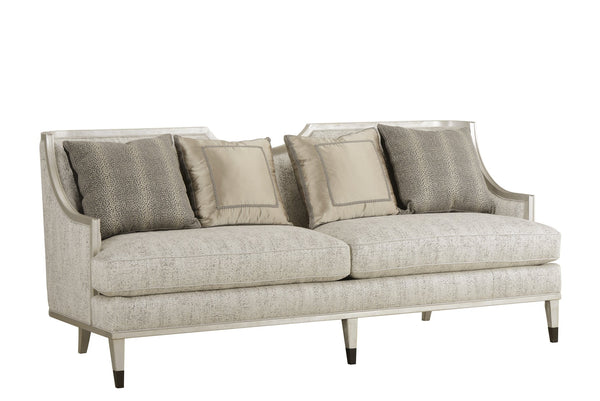 A.R.T. Furniture Harper Modern Sofa - Stylish New Traditional Design With Elegant Curved Arms And Plush Cushions Gray, Silver Wood,Foam,Down,Fabric,Metal 161501-7127aa