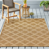 Christopher Knight Home® - Noble House - Muffley 5'3" X 7' Indoor/Outdoor Area Rug, Natural