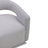 Parker House Parker Living Orbit - Dame Dove Open Back Accent Chair Dame Dove 100% Polyester SORB#912-DMDV