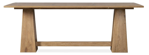 Hooker Furniture Driftwood Flip-Top Console Table With Buckboard Distressed Finish, Space-Saving Expandable Design Light Wood 6820-85003-80