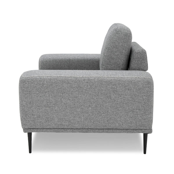 VIG Furniture Divani Casa Fonda - Modern Grey Fabric Chair VGMB-2123-CHR-GRY