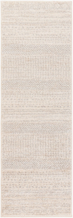 Livabliss Fowler Polypropylene Indoor Rug Scandinavian Modern Plush Pile for Entryways and Small Spaces Light Gray, Lig 2'8" x 8' FOW1005-268