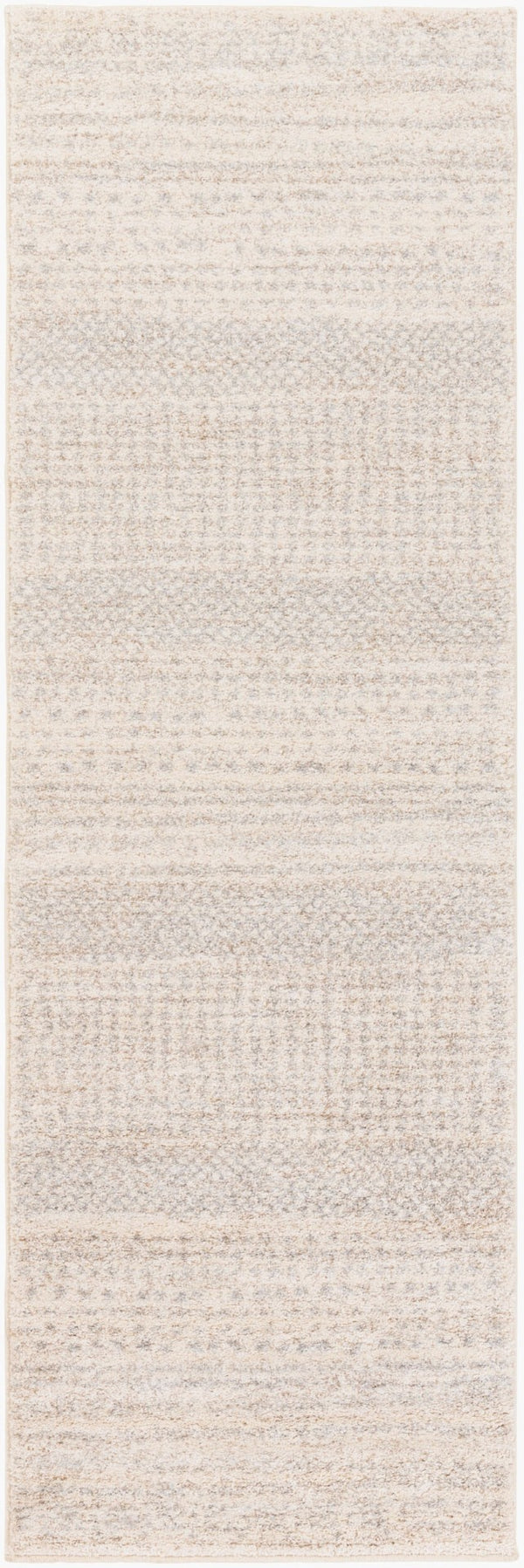 Livabliss Fowler Polypropylene Indoor Rug Scandinavian Modern Plush Pile for Entryways and Small Spaces Light Gray, Lig 2'8" x 8' FOW1005-268
