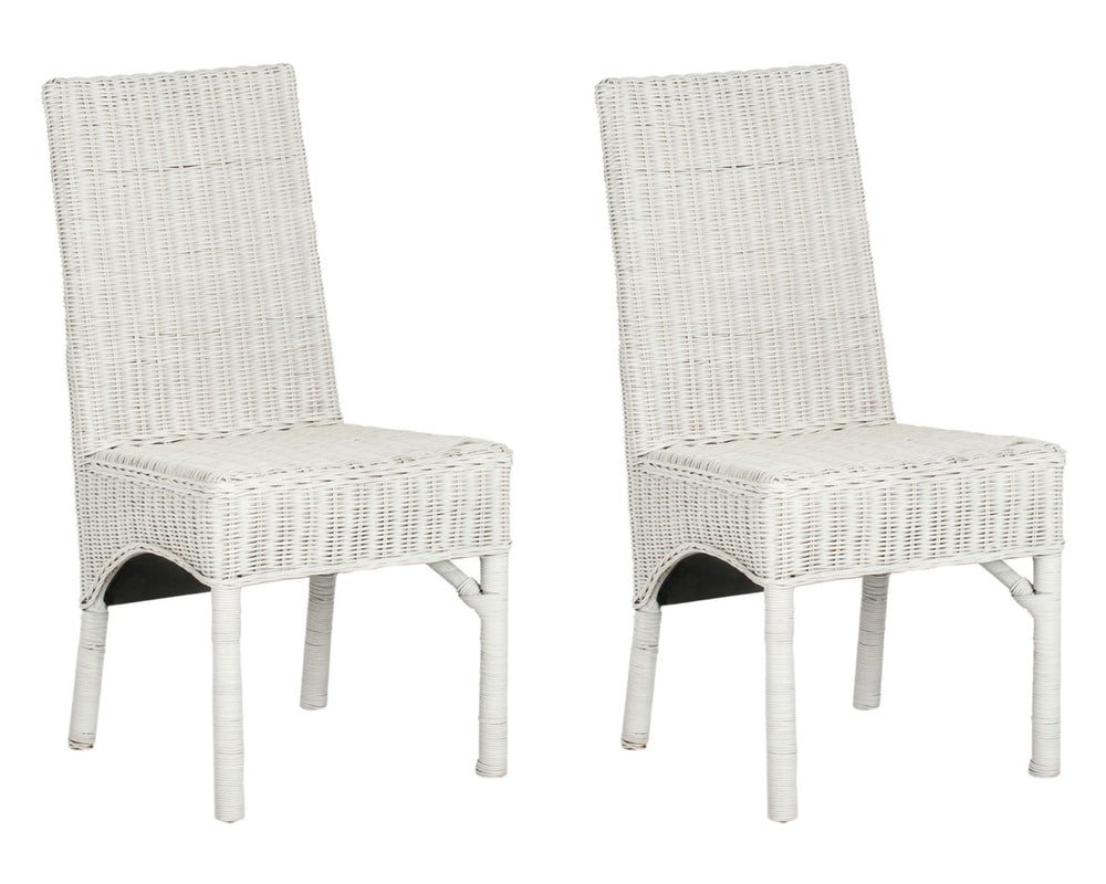 Safavieh Sommerset Side Chair - Set of 2 White FOX6524A-SET2