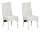 Safavieh Sommerset Side Chair - Set of 2 White FOX6524A-SET2