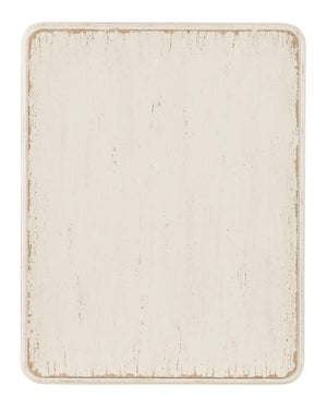 Hooker Furniture Americana End Table With Self-Closing Drawer And Distressed Oak Veneers, Scalloped Legs & Shelf Whites/Creams/Beiges 7050-80214-02