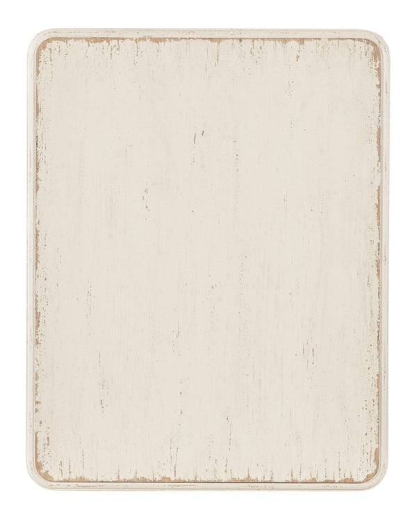 Hooker Furniture Americana End Table With Self-Closing Drawer And Distressed Oak Veneers, Scalloped Legs & Shelf Whites/Creams/Beiges 7050-80214-02