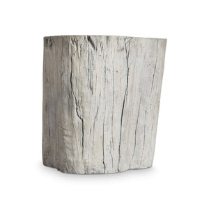 Bernhardt Bernhardt Bois Resin Side Table with Faux Wood Grain Texture for Modern Living Spaces 581121