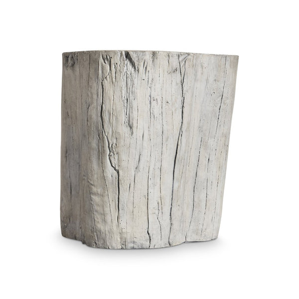 Bernhardt Bernhardt Bois Resin Side Table with Faux Wood Grain Texture for Modern Living Spaces 581121