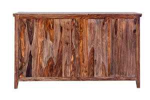 Porter Designs Porter Sonora Solid Sheesham Wood Dresser With 7 Drawers & Rustic Gold Hardware For Timeless Style Brown Wood 04-196-01-9740