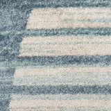 Nourison Astra Machine Washable ASW03 Machine Made Power-loomed Borderless Design Indoor Only Mid-Century Modern Scandinavian Rug Blue, Blue 100% Polyester 99446988386