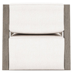 Bernhardt Bernhardt Leilani Swivel Chair — Weathered Teak Frame, Outdoor Comfort, 360° Rotation, Durable Fabric - Made to Order O4318SA