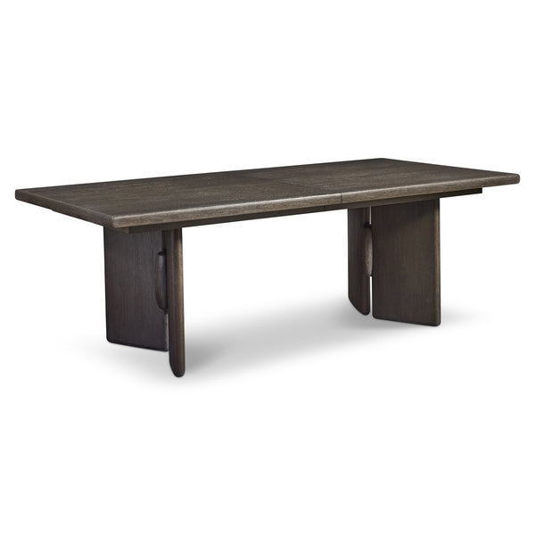 Bernhardt Bernhardt Geneve Wire-brushed Oak Dining Table with Architectural Base Seats Eight K2291