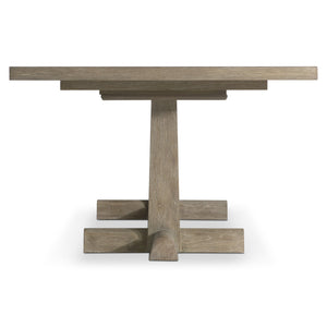 Bernhardt Bernhardt Tribeca Refectory Dining Table In Aurum White Oak — Rustic Traditional, Seats 6–8, Leaf Included K2006