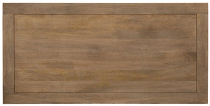 Hooker Furniture Writing Desk With Solid Mango Wood Top, Gray Metal Frame, 3 Drawers & Removable Insert For Organized Workspaces 5681-10458-MWD