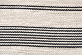 Feizy Rugs Duprine PET/Polyester Hand Woven Casual Rug Black/White/Ivory 10' x 14'