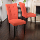 Christopher Knight Home® Angelina Orange Dining Chairs - Set of 2, Stylish & Durable