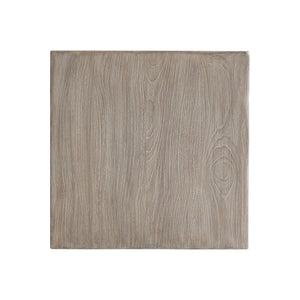 Bernhardt Bernhardt Montego Live-Edge Outdoor Side Table In Carbonized Teak, Sea Oat Finish, Weather-Resistant (22") X06123