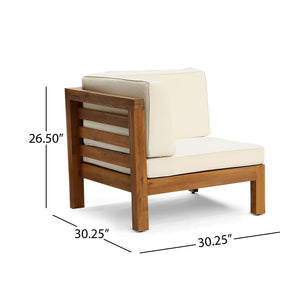 English Elm Oana Upholstered Accent Arm Chair Compact Square Frame for Living Room or Bedroom 64498.00BGE