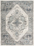 Nourison American Manor AMR02 Machine Made Power-loomed Narrow Border Indoor Only Farmhouse Rustic Rug Grey, Grey 83% Polypropylene,17% Polyester 99446883049