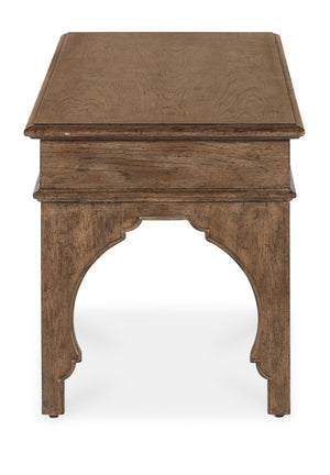 Hooker Furniture Americana Honey Bed Bench With Lift-Top Storage, Carved Legs, Distressed Oak Veneer Charm (96) 7050-90119-85