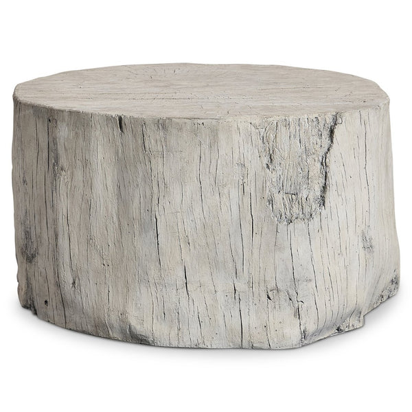 Bernhardt Bernhardt Bois Faux Wood Resin Cocktail Table Sculpted Tree Trunk Living Room Accent 32" 581011