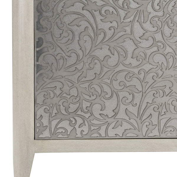 Bernhardt Bernhardt Cornelia Buffet With Acanthus Metal Frieze, Nebbia Ash & Glazed Stainless Steel Accents 331132