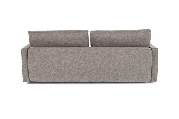 VIG Furniture Fredonia Grey Fabric Sofa Bed With Storage — Convertible Modern Sofa, Plush Cushions, Space-Saving Design VGMB-1901-GRY