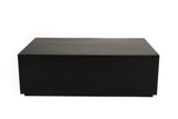 VIG Furniture Modrest Fresno - Modern Black Concrete Coffee Table VGGR-689980-BLK