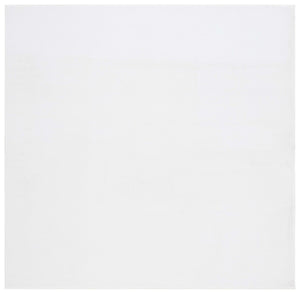 Safavieh Faux Rabbit Fur 100 Power Loomed Polyester Solid & Tonal Rug Ivory FRF100A-8